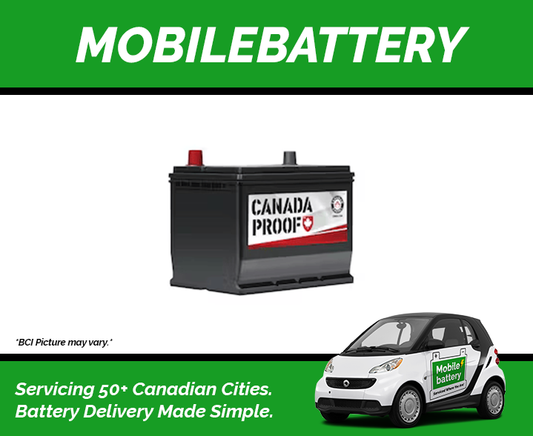 MOBILEBATTERY BC Group Size 121R Battery | G121R60, 600CCA