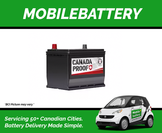 MOBILEBATTERY BC Group Size 124R Battery | G124R60, 700CCA