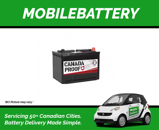 MOBILEBATTERY BC Group Size 36R Battery | G36R72, 650CCA