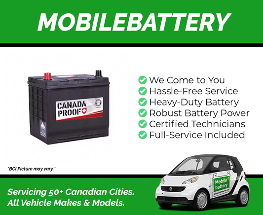 MOBILEBATTERY BC Group Size 25 Battery | G2560, 550CCA