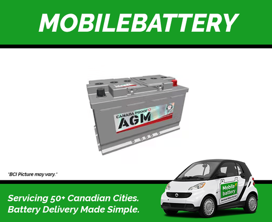 MOBILEBATTERY BC Group Size H7 AGM Battery | GH7AGM, 850CCA
