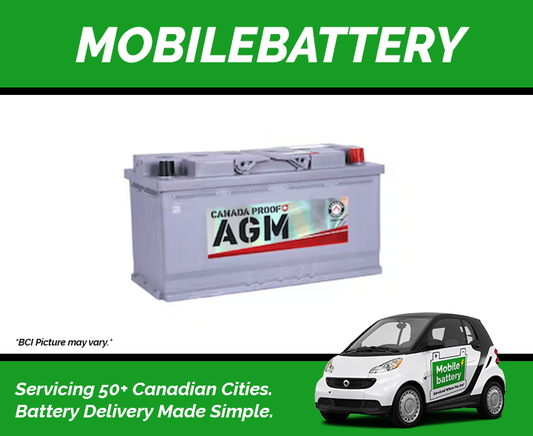 MOBILEBATTERY BC Group Size H9 AGM Battery | GH9AGM, 950CCA